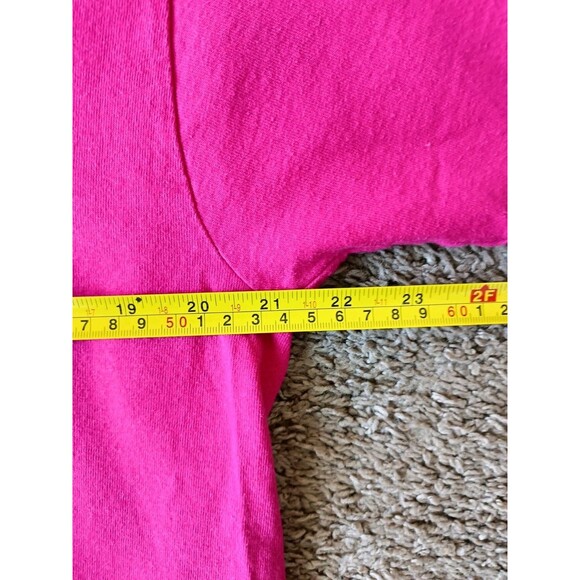 Vintage Cancun T-Shirt Men's Large Pink Embroidered Short Sleeve - Picture 4 of 5